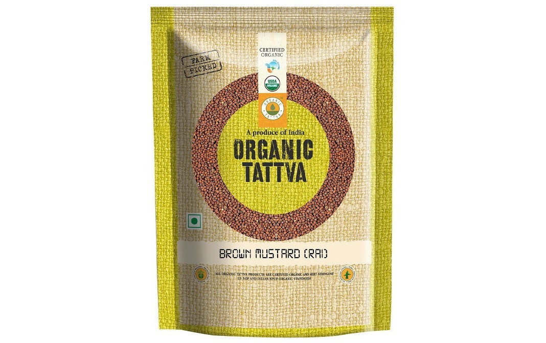 Organic Tattva Brown Mustard (Rai)    Pack  100 grams